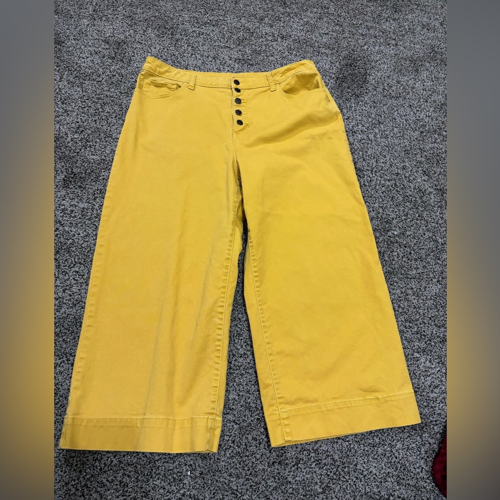 Time and Tru mustard yellow pants